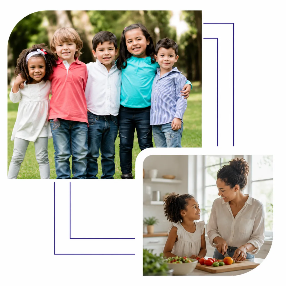 Parent helping child prepare for the future