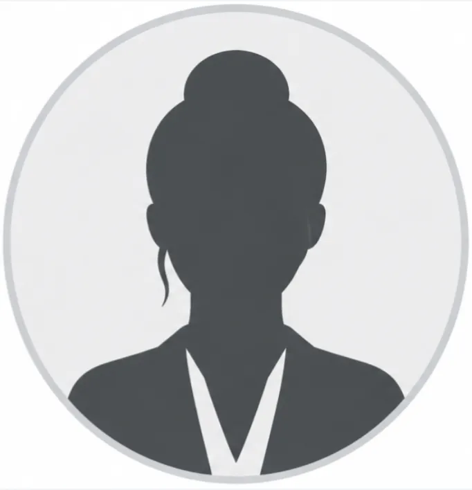 Neutral profile avatar placeholder for client testimonial and customer review section
