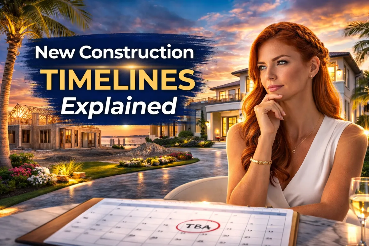 What Sarasota Buyers Should Understand About New Construction Timelines
