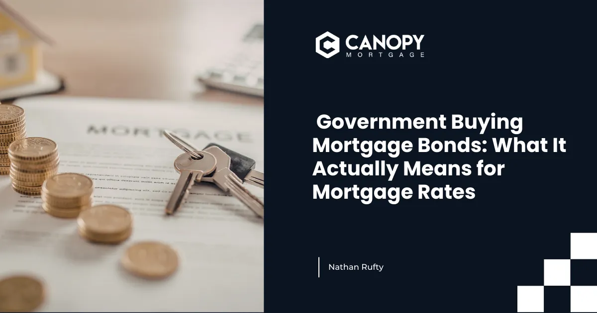 Government Buying Mortgage Bonds: What It Actually Means for Mortgage Rates