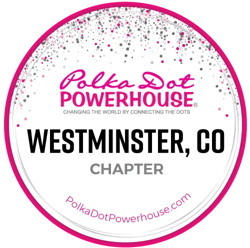Westminster, CO Chapter of Polka Dot Powerhouse Logo