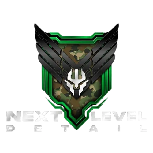 Lucas' marketing client's brand logo Next level detail