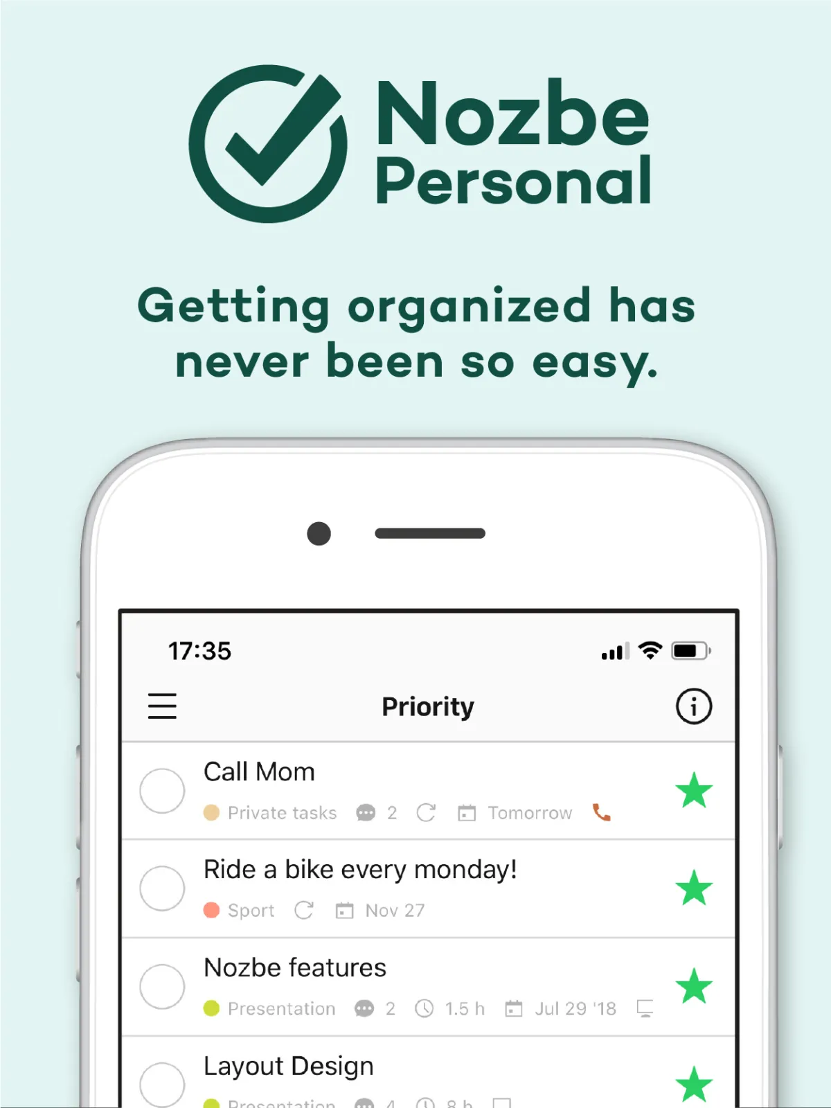 Nozbe Personal