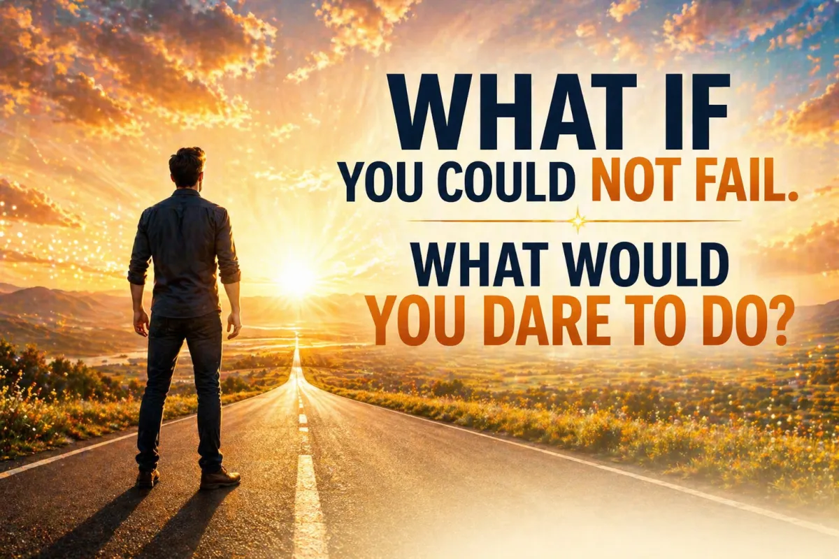 What if you truly couldn’t fail? This article explores how asking one powerful question can unlock bolder dreams, dissolve limitations, and propel you toward your greatest goals. Discover why embracing possibility is the first step to transformational success—and be inspired to share your own “what if” dream. Ideal for anyone ready to break through fear and step into their next chapter.
