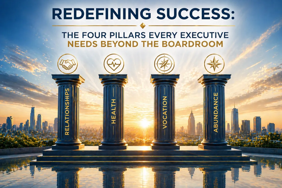 Why Redefining Success Is the Boldest Leadership Move You’ll Ever Make: The Four Pillars Every Executive Needs for a Life That Thrives Beyond the Boardroom