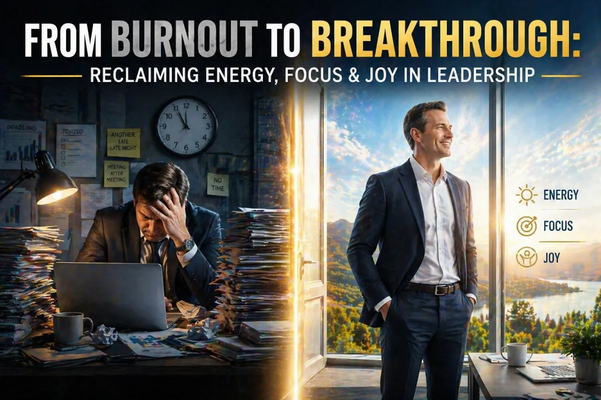 From Burnout to Breakthrough: How Executive Leaders Can Reclaim Energy, Focus, and Joy in a High-Pressure World