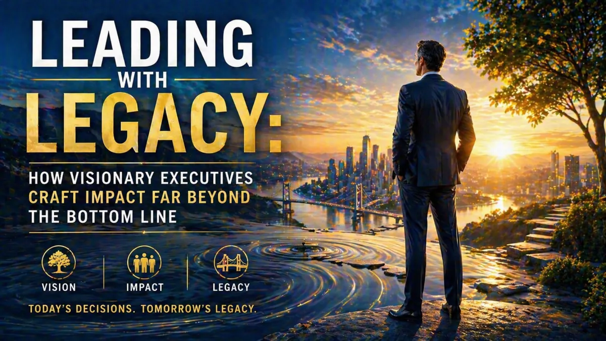 Leading with Legacy: How Visionary Executives Craft Impact Far Beyond the Bottom Line