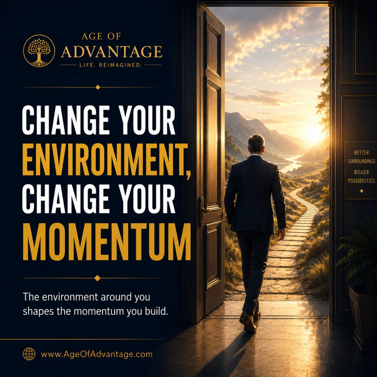 Changing Your Environment, Changes Your Momentum