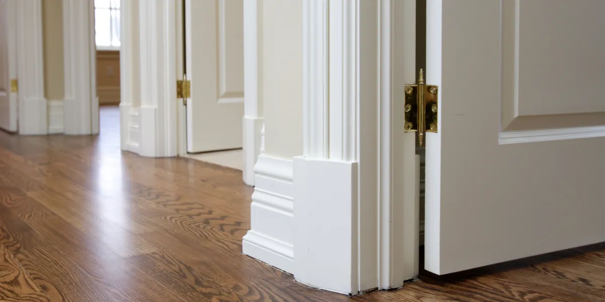 Interior home updates including new windows, trim, doors, and upgraded living space finishes