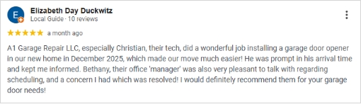 broken garage door spring