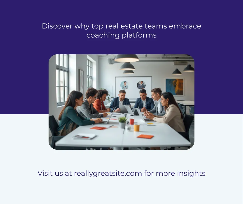 Real estate team working in a coaching-first platform for predictable deal flow