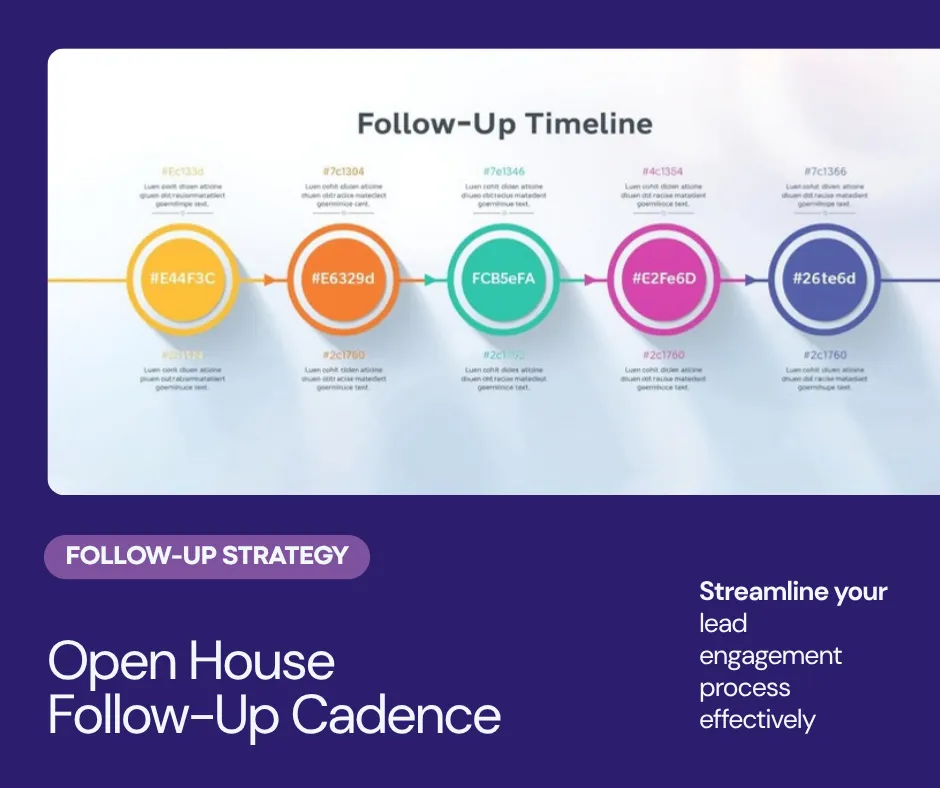 Best follow-up cadence for open house leads