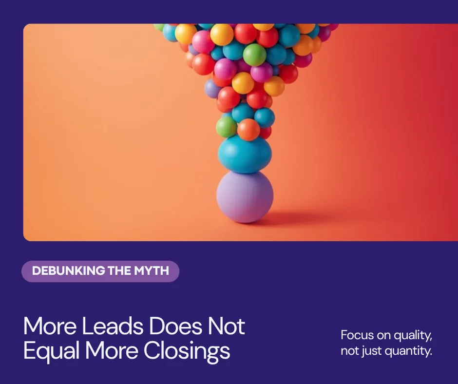 The myth of more leads equals more closings in real estate