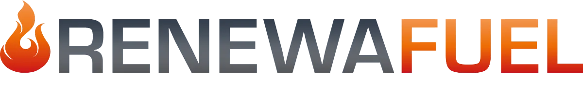 Renewafuel Logo with Orange and Red flame