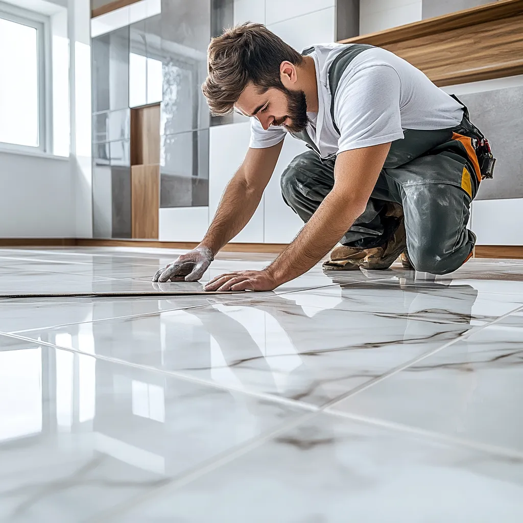 Tile Flooring Installed