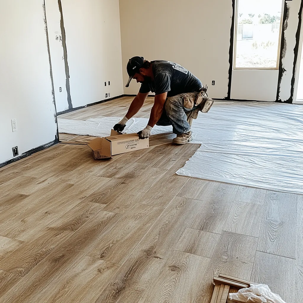 LVP Flooring Installed