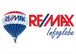 Red/White/Blue Logo for ReMax Infoglobe