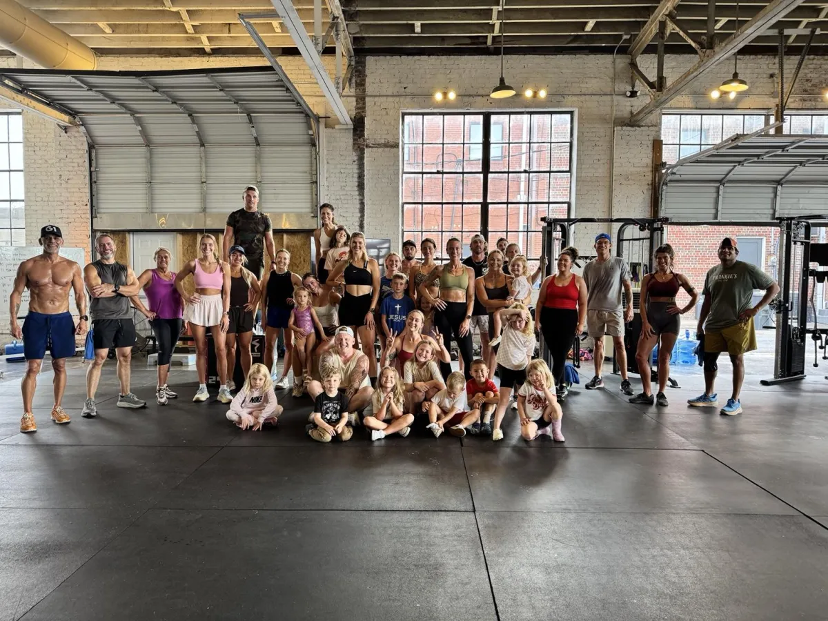 G1 Elite Fitness members together after the Labor Day Grind workout
