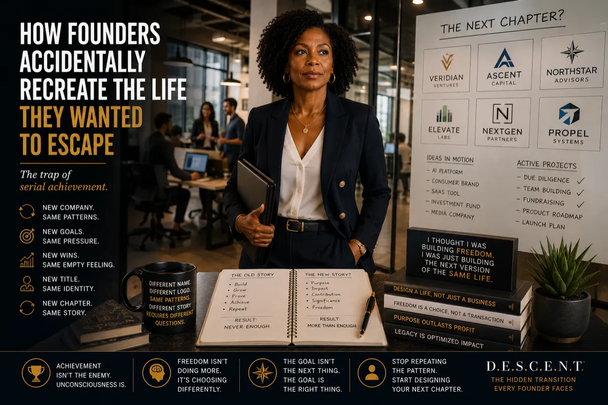 Why Successful Entrepreneurs Keep Rebuilding the Same Life Over and Over Again