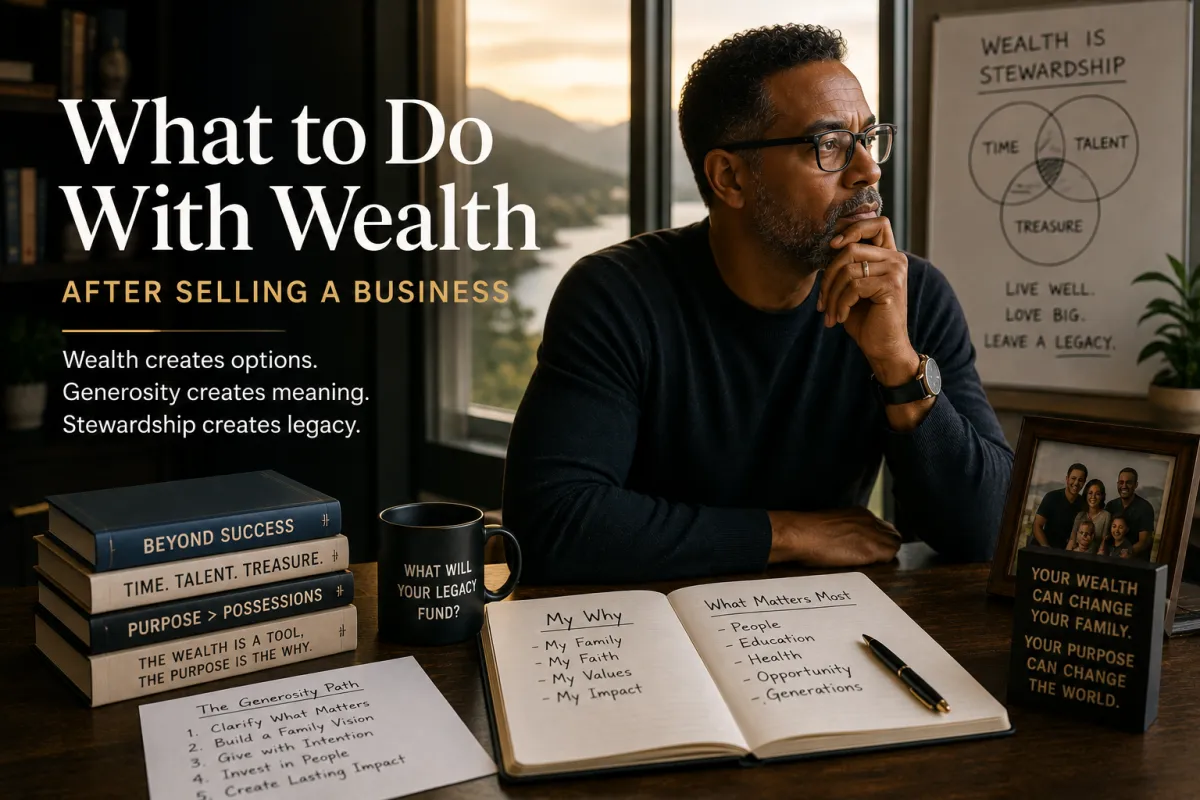 What to Do With Wealth After Selling a Business