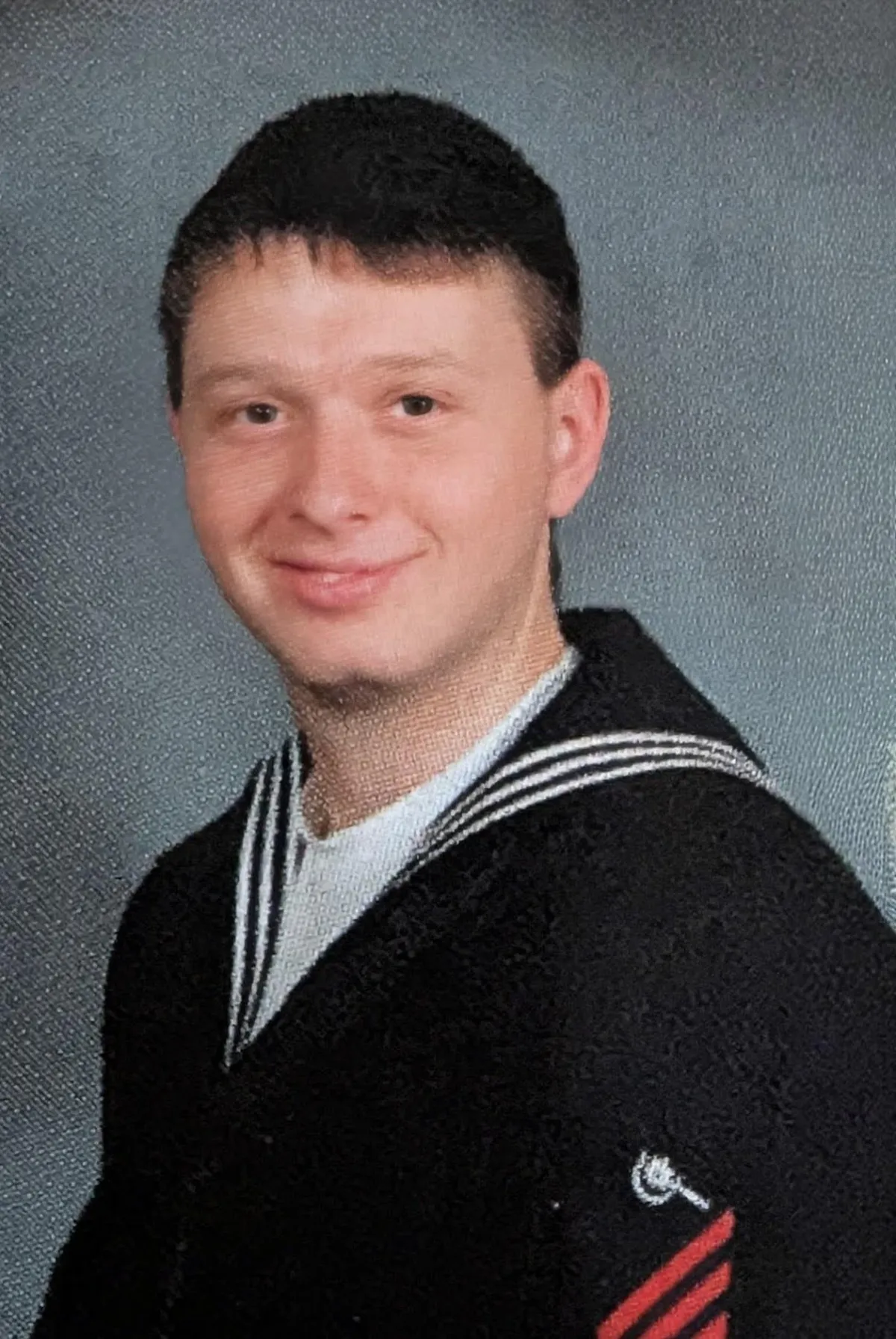 George Mayfield in the US Navy as a machinist