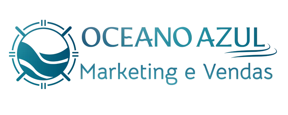 logomarca oceano azul marketing e vendas