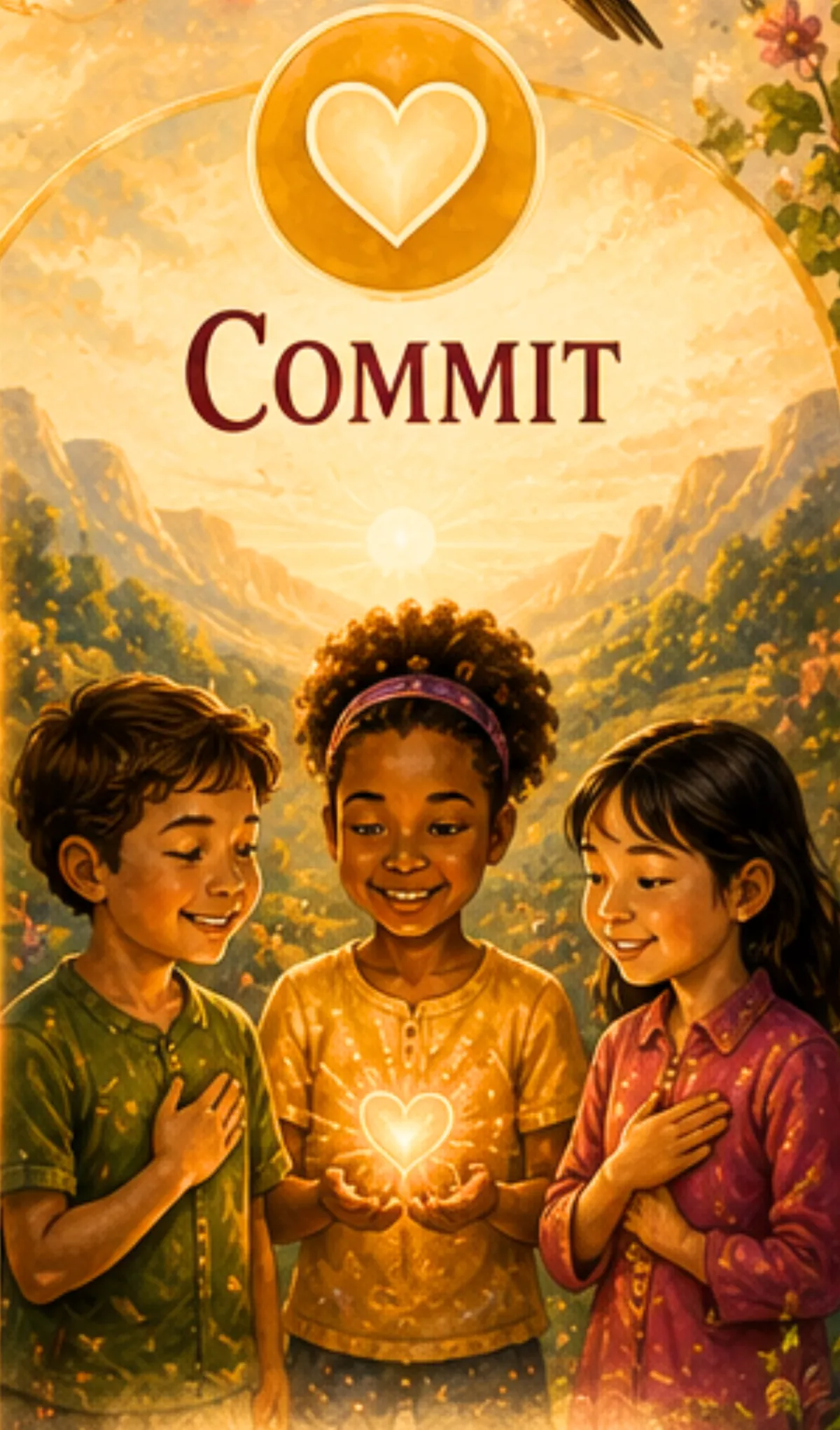 Children committing to carry peace beyond Children's Day of Peace