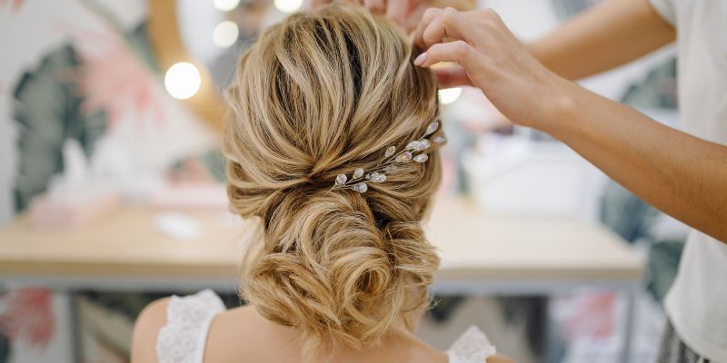 professional hair styling