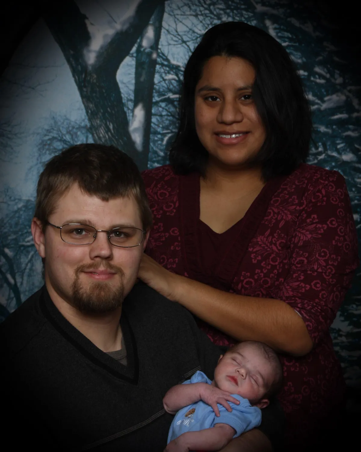 family baby portrait