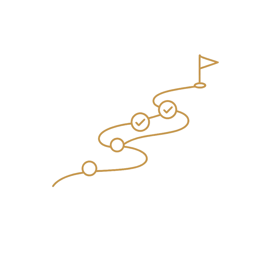 Gold control-panel icon representing controlled adoption