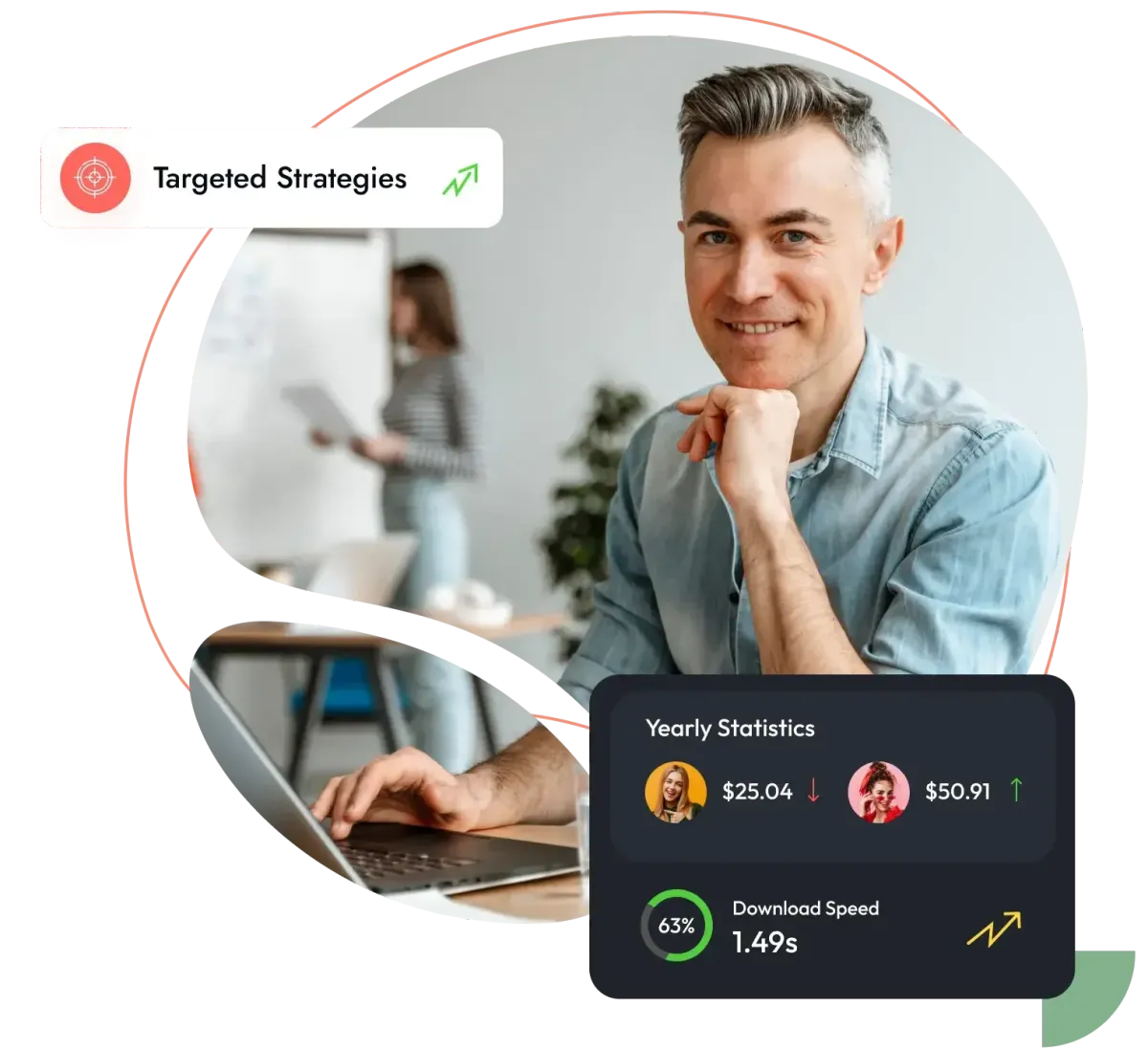 Business growth illustration