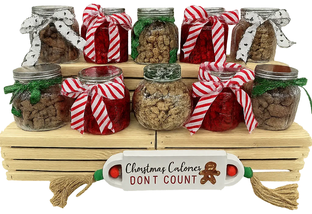 a pink bowl filled with cashews on a yellow background