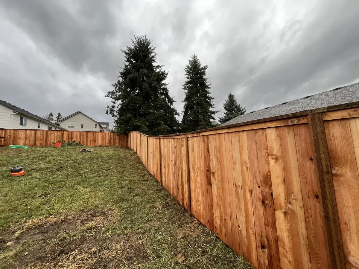 fence installers installing a fence