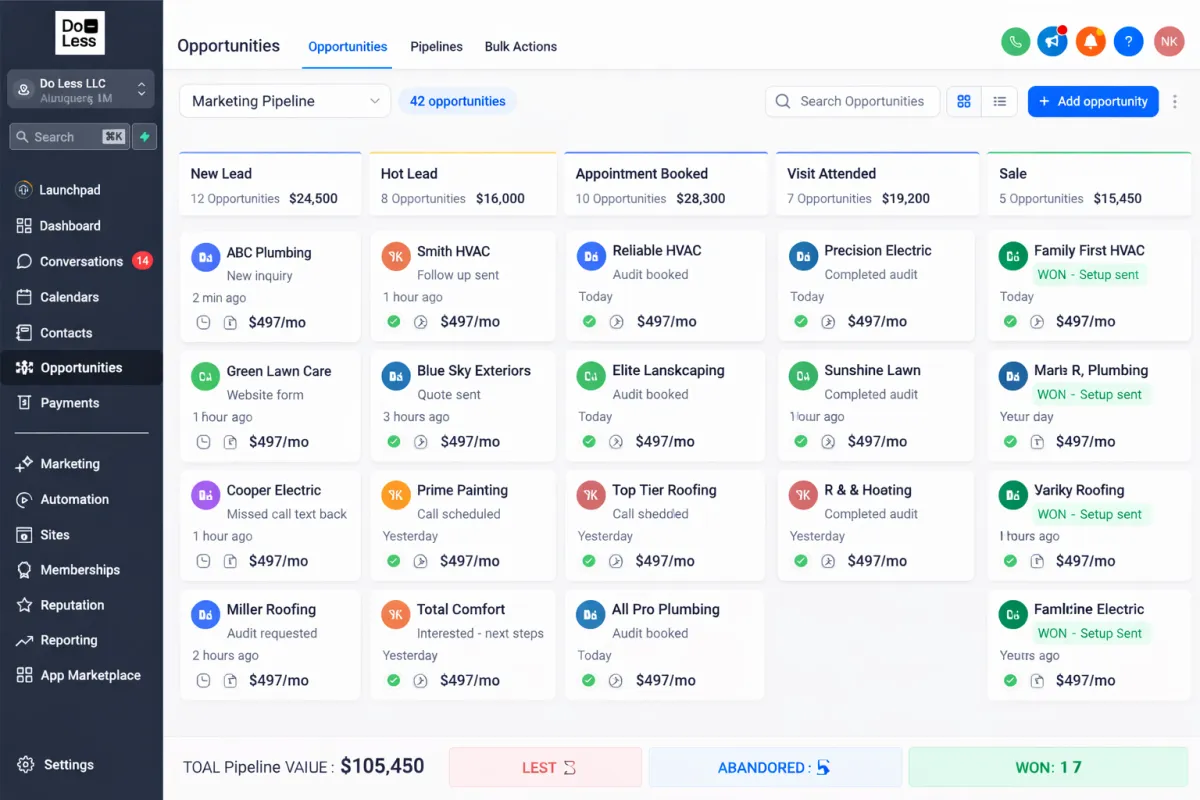 Lead Capture Pipeline in