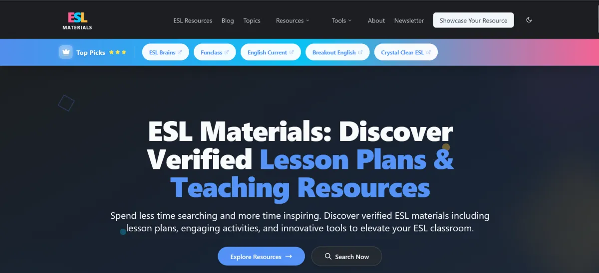 Where to Find Top Quality ESL Teaching Resources