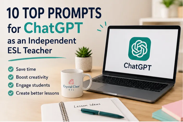 Top Ten Chat GPT Prompts for the Online ESL Teacher