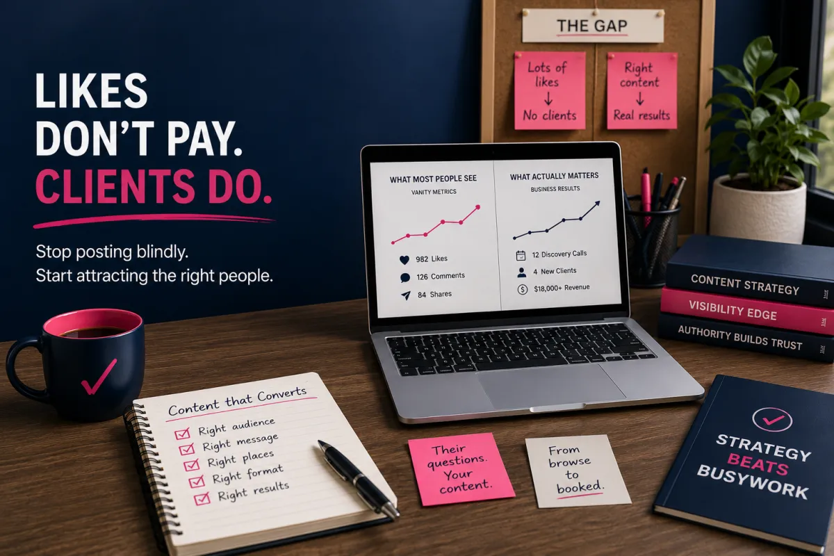 Why Your Content Gets Likes, But Not Clients