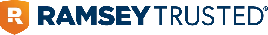 Ramsey Trusted logo with a stylized orange 'R' and bold text.