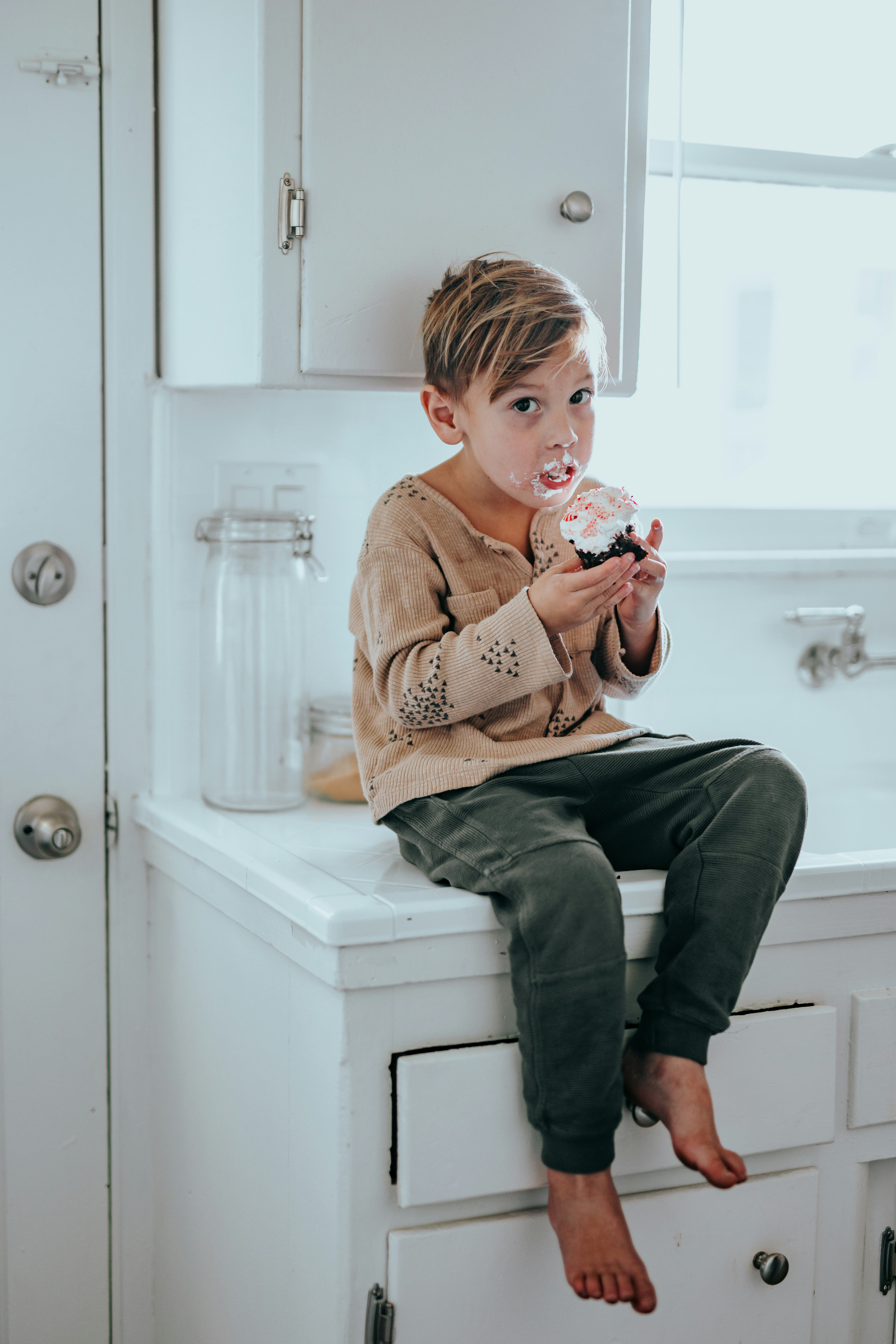 Kids doing chores