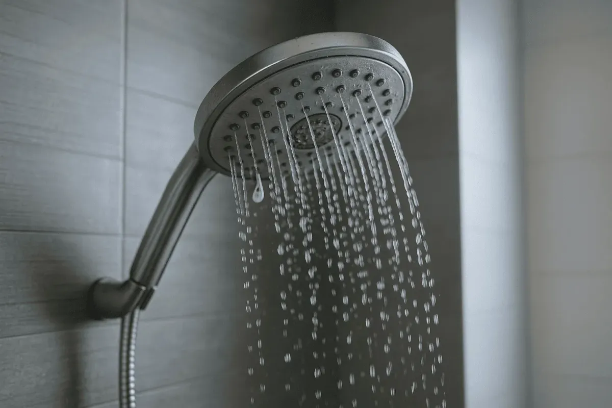 ducha en Wayne NJ con agua clorada y sedimentos, necesidad de filtros de agua