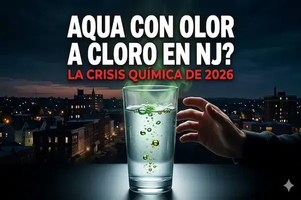 ¿Agua con olor a cloro en NJ? La crisis química de 2026