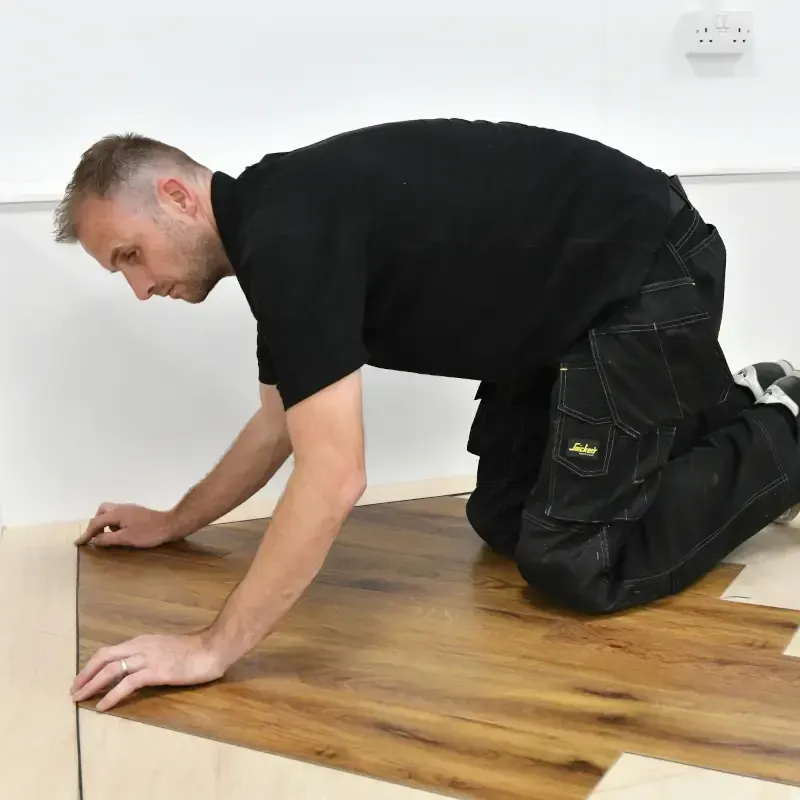 Professional wood floor installation by Cornwall Floorcare