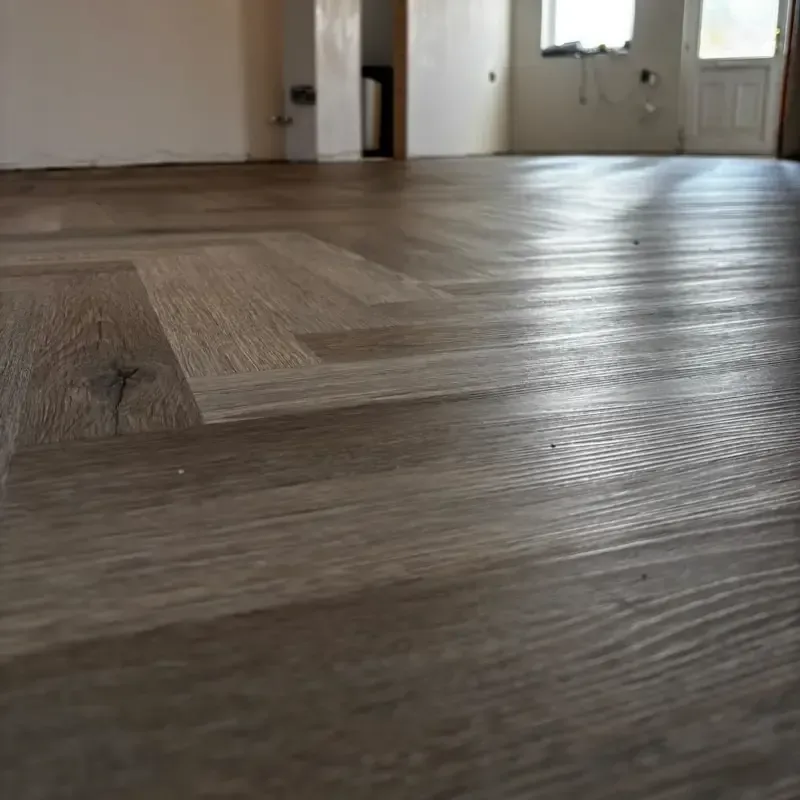 Luxury vinyl tile flooring professionally installed by Cornwall Floorcare