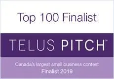 Pulp Shred voted as TOP 100 companies out of 6500 comapnies in Canada in the Telus Pitch Contest in 2019. Adjudicated by Arlene Dickinson of Dragons Den