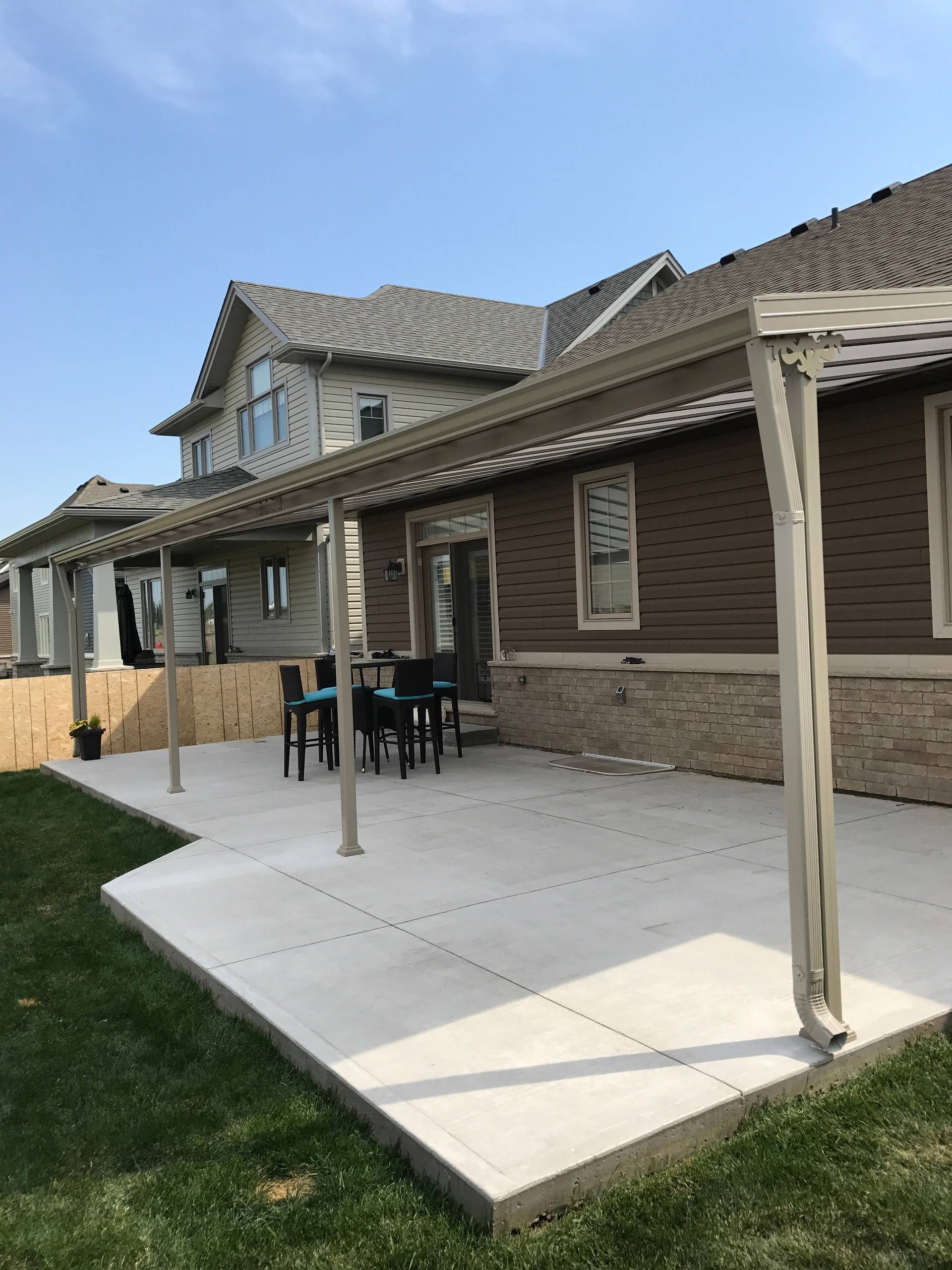 Fort Worth Concrete builds and installs Patio