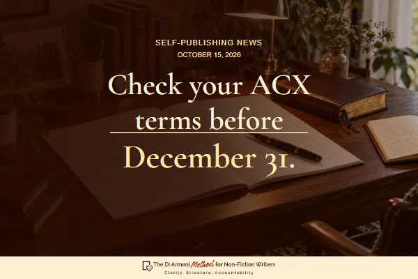 ACX December 31 Deadline and Spotify Audiobook Codes