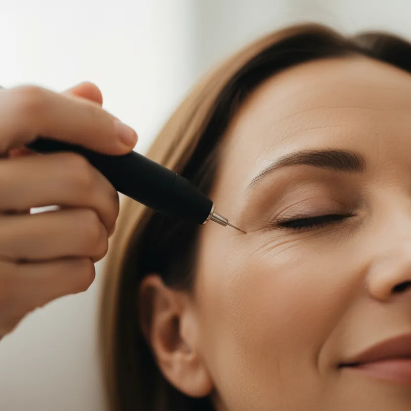 Permanent Make-up Ergebnis feine Härchenzeichnung