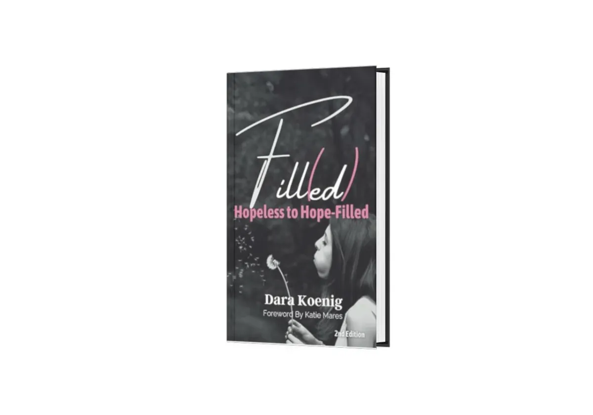 Filled Hopeless to Hope Filled Book Cover