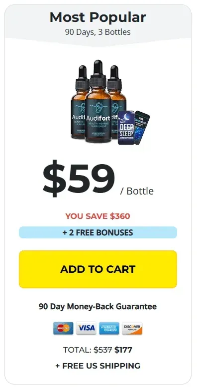 Audifort buy 3 bottles