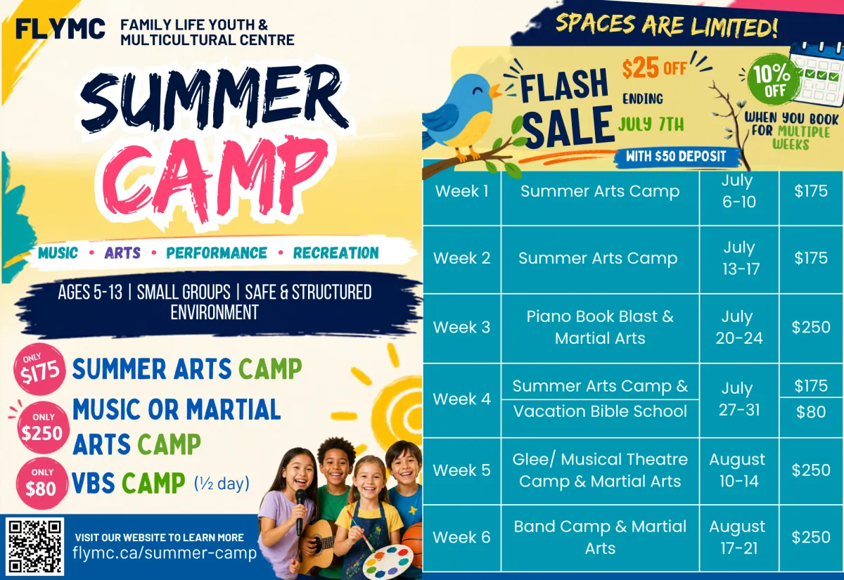summer camp flyer 